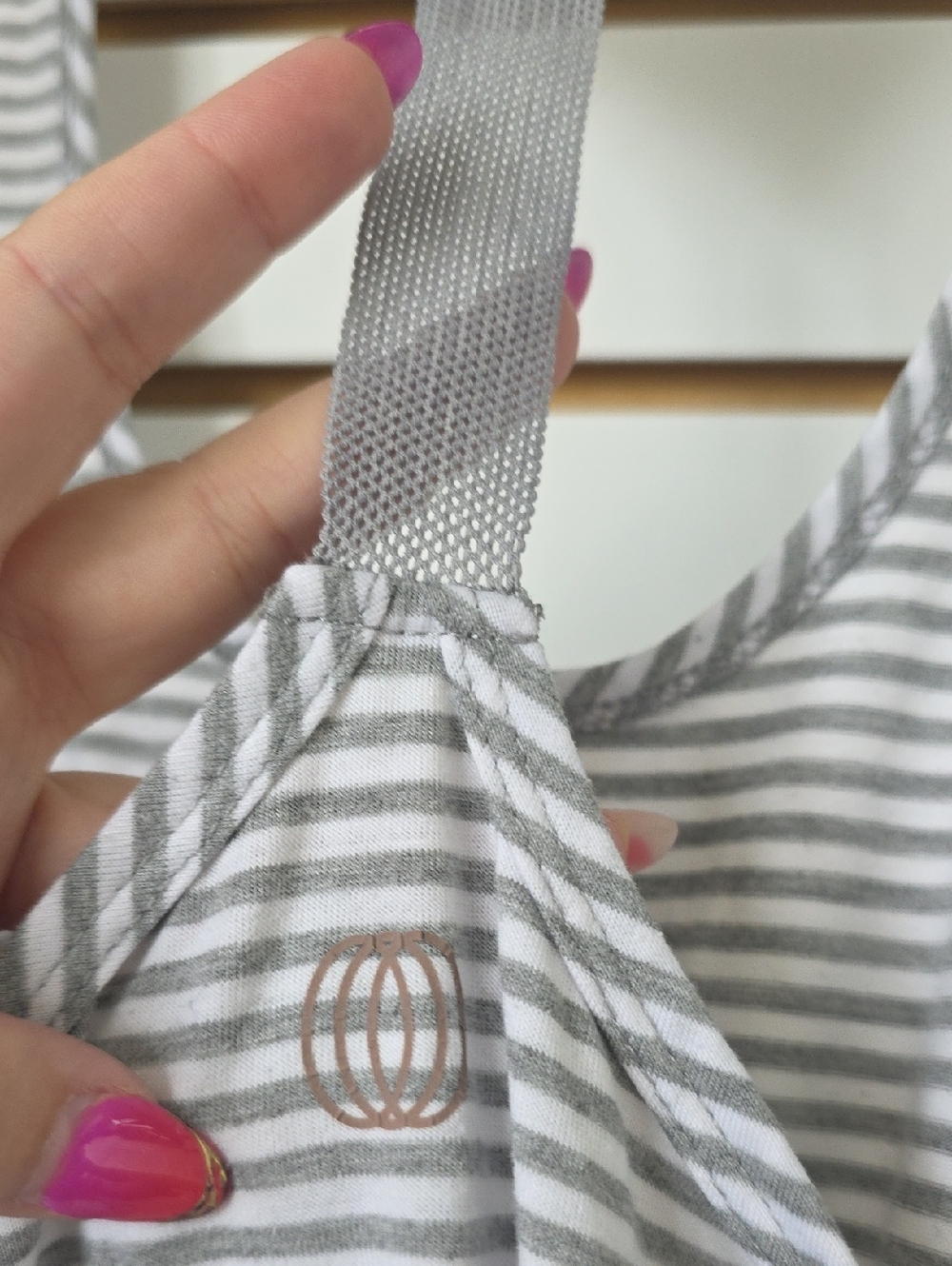 Marika Striped Racerback Tank - Picture 4 of 5